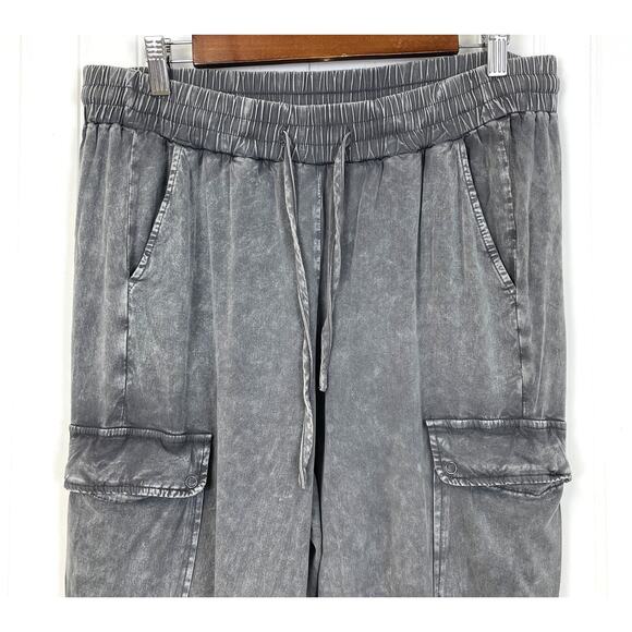 Gray Cargo Jogger Pants - Picture 4 of 11